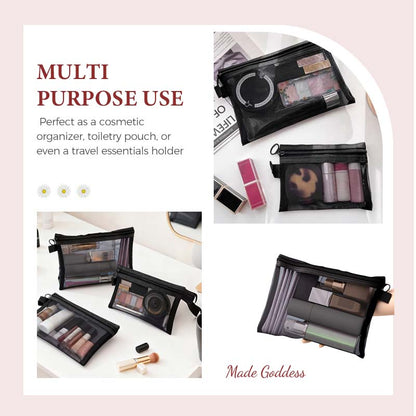 🔥 SISTA DAGENS ERBJUDANDE – 50 % RABATT 🔥 Bärbar förvaringsväska i nät för kosmetika