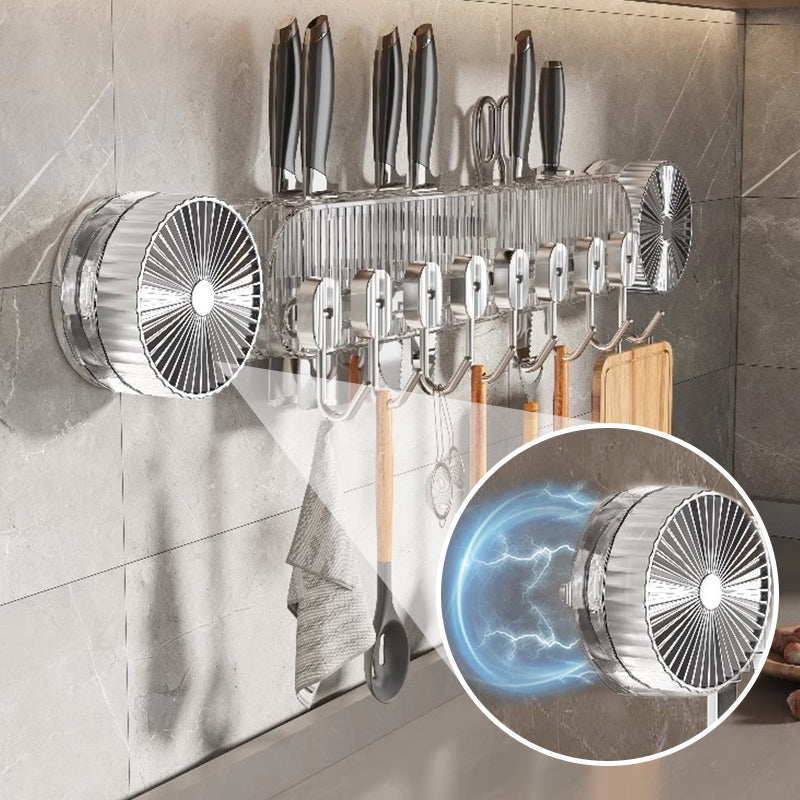 Hållbara väggkrokar med sugpropp i rak rad