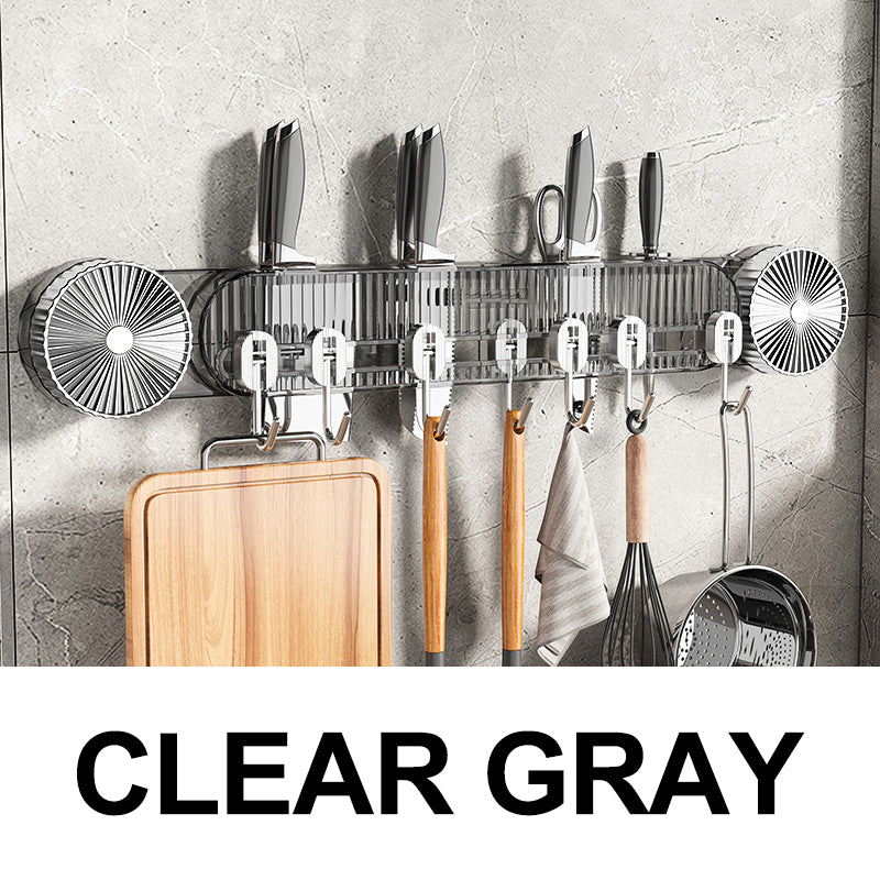 Hållbara väggkrokar med sugpropp i rak rad