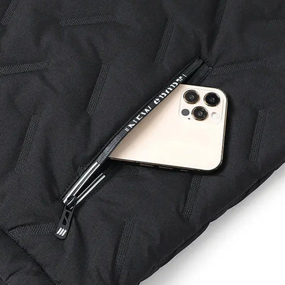 💖HOT SALE 50% RABATT✨️❄️Unisex vintervarm casual ärmlös quiltad väst med fleecefoder