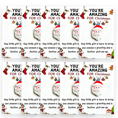 🎄Tidiga julrean – 70% rabatt🔥🎁10-pack små julkramar i fickformat