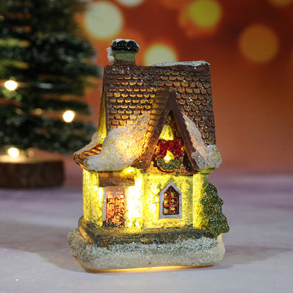🔥Julrea – upp till 50 % rabatt🎅Miniatyr LED-upplyst julhus i byn