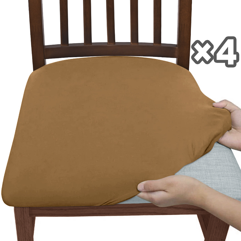 Stretchiga vattentäta stolsöverdra(1 set med 4)