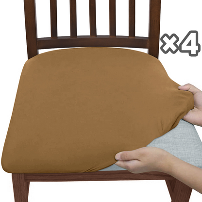 Stretchiga vattentäta stolsöverdra(1 set med 4)