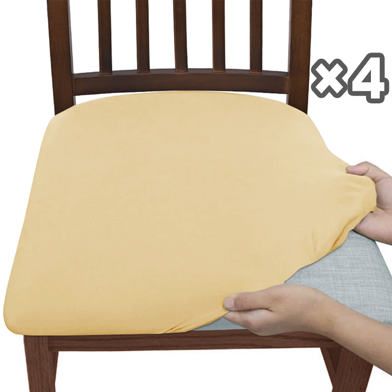 Stretchiga vattentäta stolsöverdra(1 set med 4)