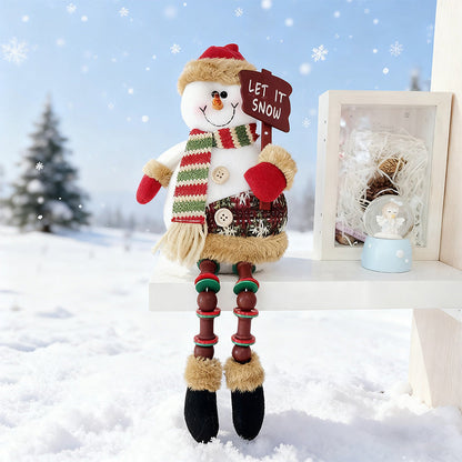 Julklappsdekoration med jultomten