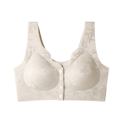 🌹Sista dagen ❤️ Köp 1 få 2 gratis🌹Bekväm sömlös BH utan bygel med framfäste