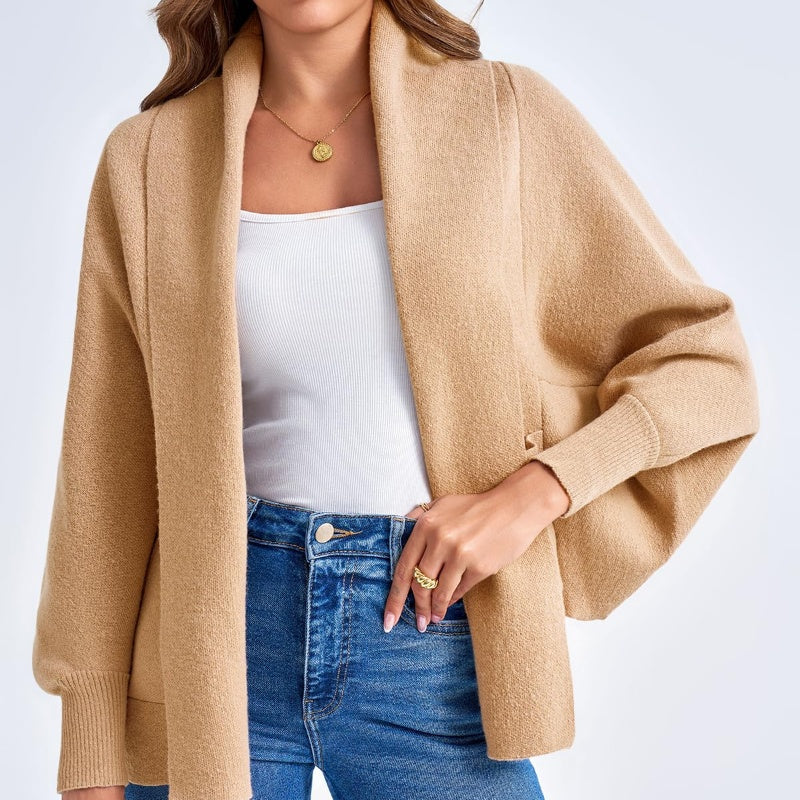 💖SISTA DAGENS ERBJUDANDE – 50 % RABATT 💖 Elegant damkofta med öppen framsida