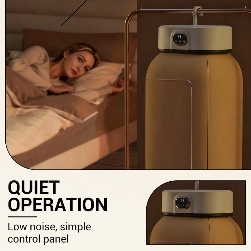 🔥Rea på riktigt🔥Bärbar, hopfällbar mini-multifunktionell torktumlare