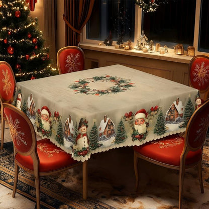 🎁Black Friday-erbjudande – 50 % rabatt!🎄Julduksduk – Festlig bordsdekoration för julbordet och högtider, tvättbar