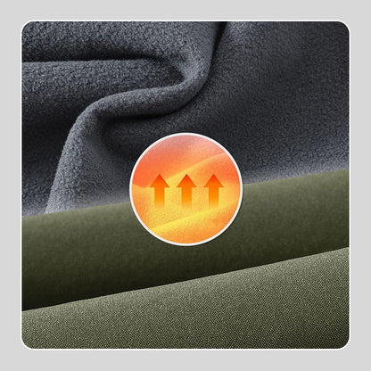 Vind- och Vattentäta Varma Vandringsbyxor med Elastisk Midja