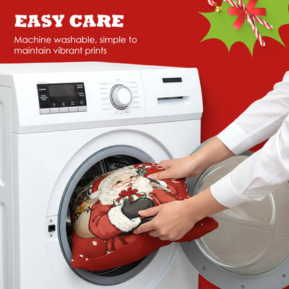 🎄🔥Julkampanj 50 % RABATT🔥Snyggt kuddöverdrag med julmotiv