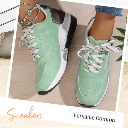 🔥Sista dagen-kampanj 50 % rabatt – Moderna, bekväma ortopediska sneakers med dragkedja på sidan och tjock sula för kvinnor