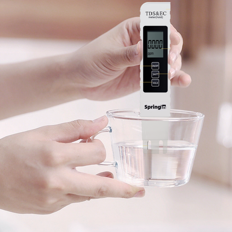 ✨ 3-i-1 TDS Vattenkvalitetstestare - Mäter pH, Klor och Hårdhet med LCD-display för Pool och Akvarium 🌊📱