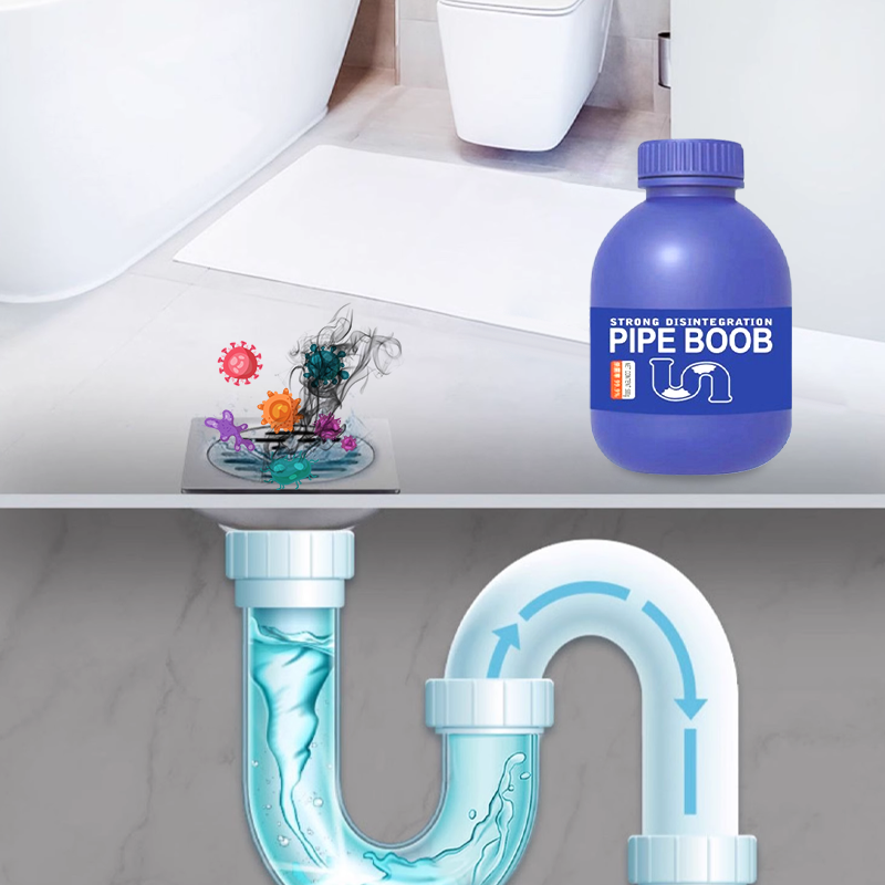 Kraftfullt medel för rensning av rörledningar från lukt