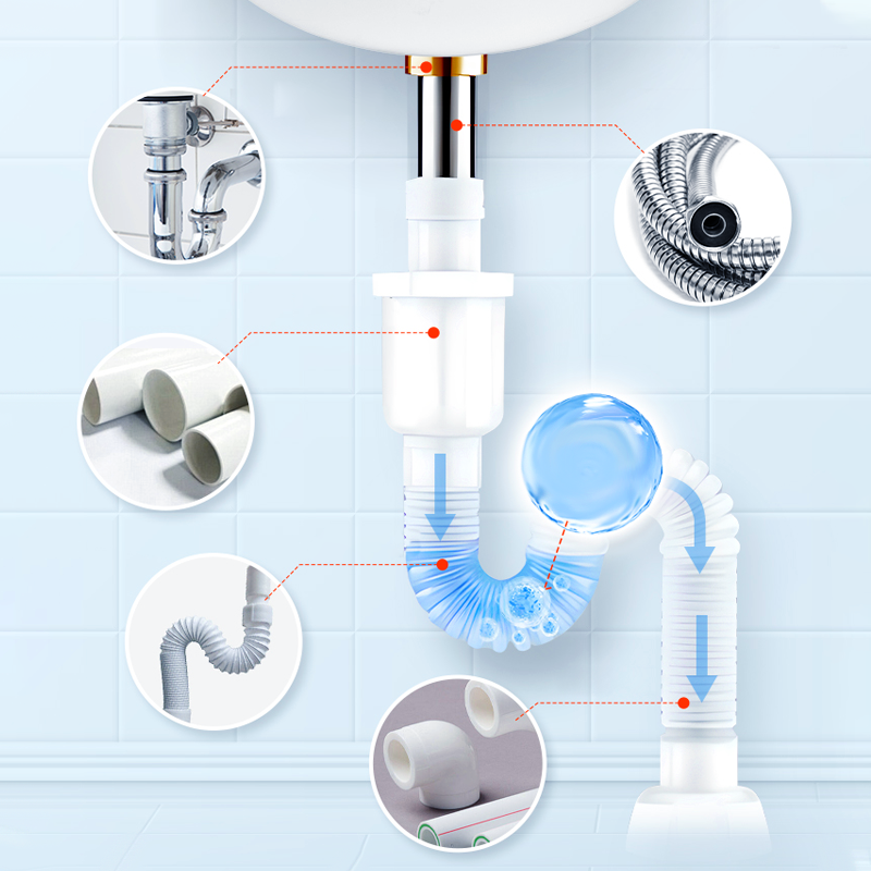 Kraftfullt medel för rensning av rörledningar från lukt