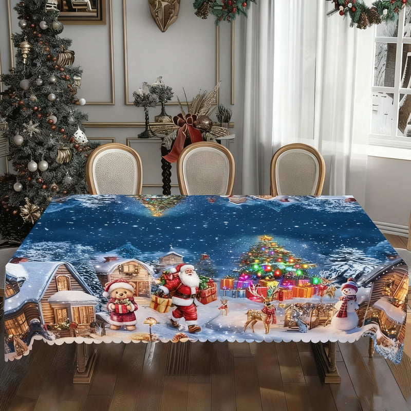 ✨Nyheter för julen✨Snygg julduk med tryck