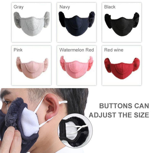 ✨Köp 1 få 2 gratis✨ Vintervarma öronmuffar och ansiktsmask