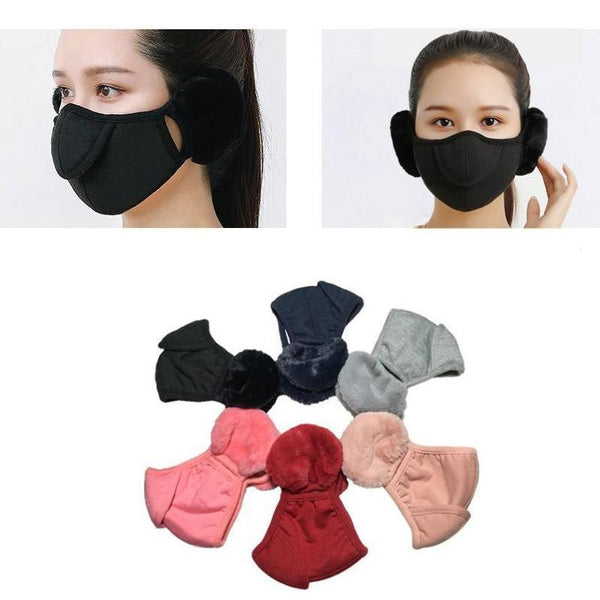 ✨Köp 1 få 2 gratis✨ Vintervarma öronmuffar och ansiktsmask