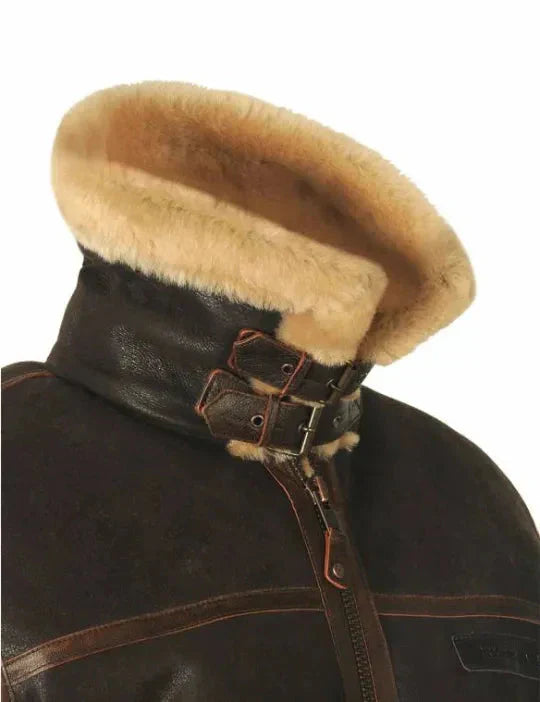 FÅRSKINN BOMBERJACKA🔥 Fri frakt