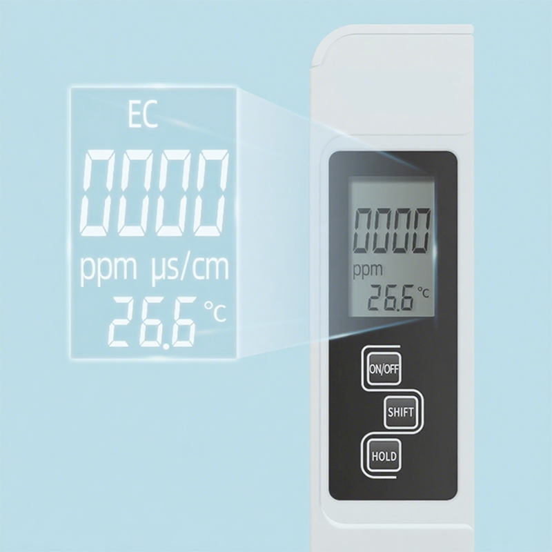 ✨ 3-i-1 TDS Vattenkvalitetstestare - Mäter pH, Klor och Hårdhet med LCD-display för Pool och Akvarium 🌊📱