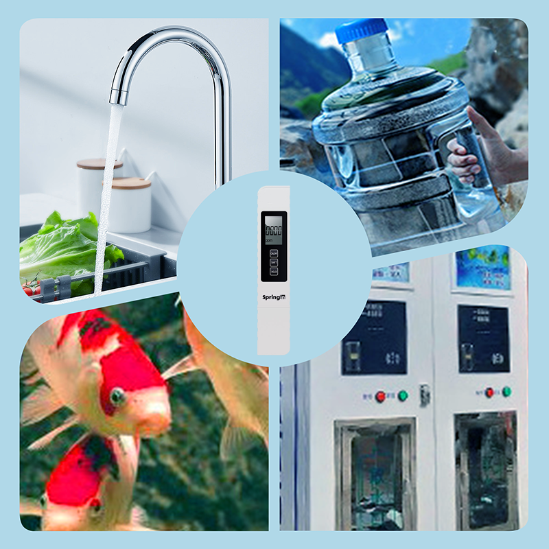 ✨ 3-i-1 TDS Vattenkvalitetstestare - Mäter pH, Klor och Hårdhet med LCD-display för Pool och Akvarium 🌊📱
