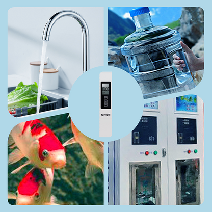 ✨ 3-i-1 TDS Vattenkvalitetstestare - Mäter pH, Klor och Hårdhet med LCD-display för Pool och Akvarium 🌊📱