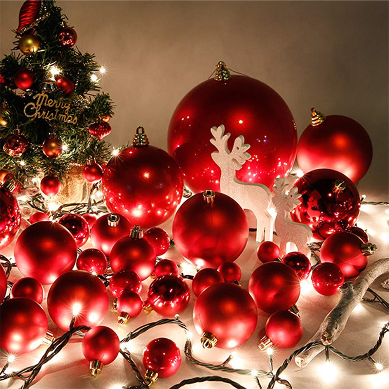 🎁Sista dagen 49 % RABATT🔥🎄24 ST krossäkra julkulor för upphängning🎁