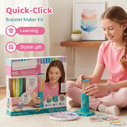 Kit för att skapa armband med snabb montering