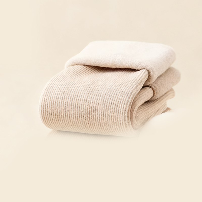 🧦Tjocka, varma, enfärgade halvlånga strumpor för kvinnor