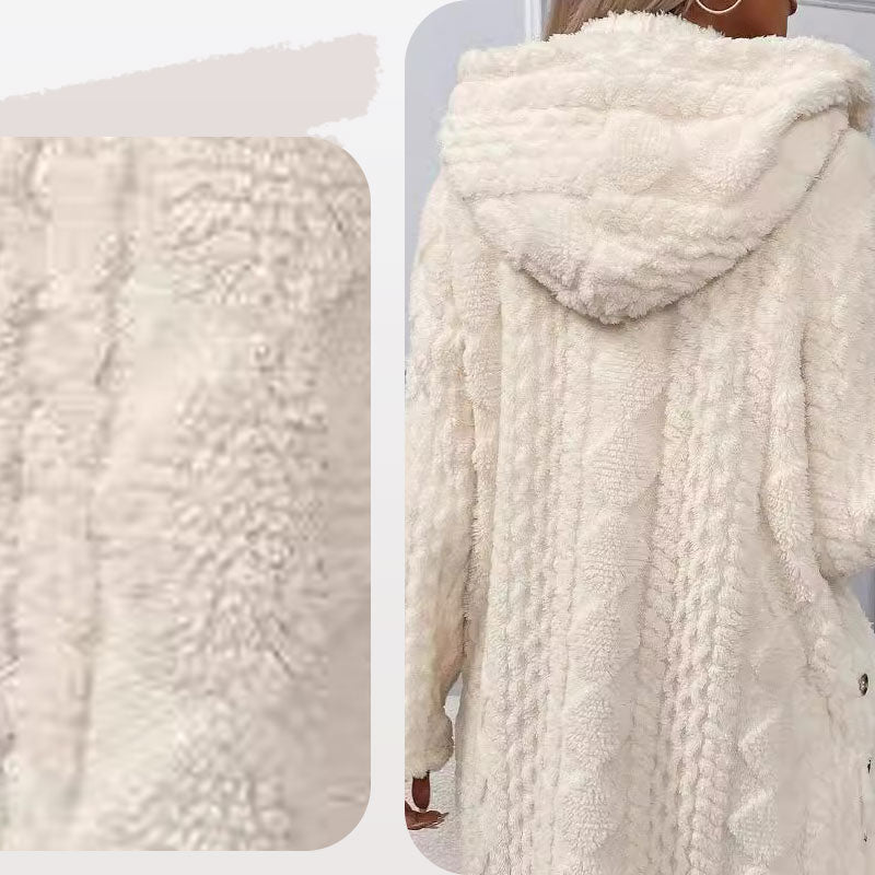 ⏳Begränsad tid 50 % Rabatt⏰Huvtröja för damer – Mjuk och elegant stickad tröja🧥