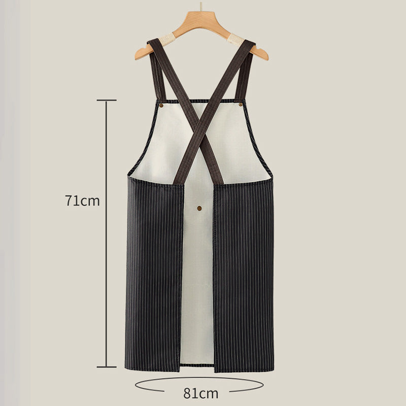 🔥50 % rabatt!🔥Vattentätt förkläde med korsade band i ryggen och avtagbar handduk