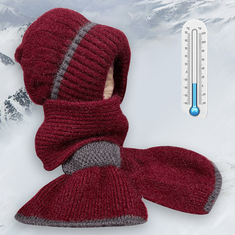 ✨Få 50% rabatt💖Damers integrerade öronskyddande vindtäta möss-scarf