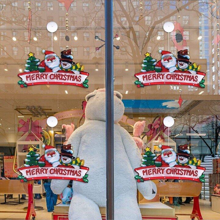 🎄✨ Ljusslingor för julfönster – olika julmotiv, skapar en mysig stämning och har många användningsområden (perfekta för juldekorationer!)