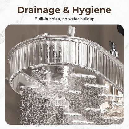 Universellt avtagbart förvaringsställ för kranar