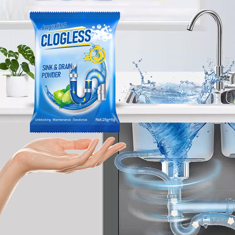 Praktisk present - Rengöringspulver för att rengöra köksavlopp