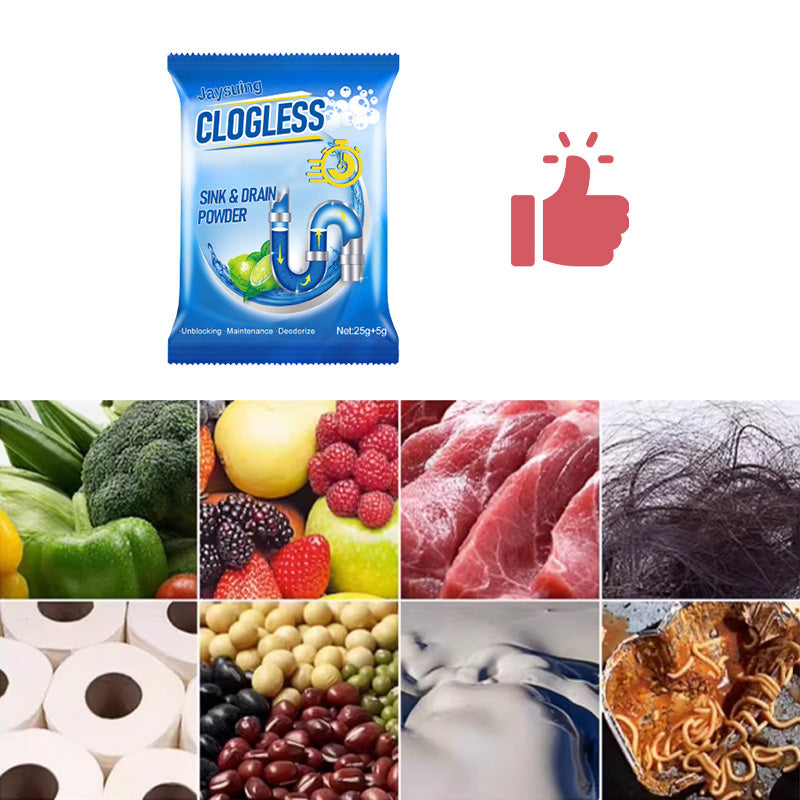 Praktisk present - Rengöringspulver för att rengöra köksavlopp