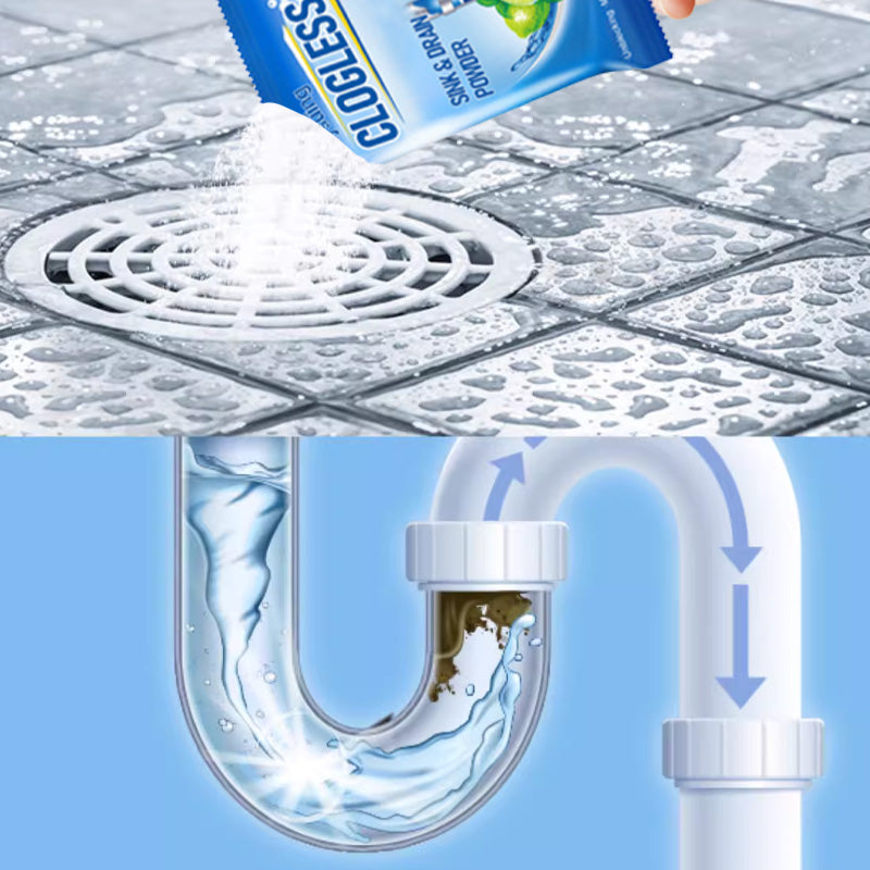 Praktisk present - Rengöringspulver för att rengöra köksavlopp