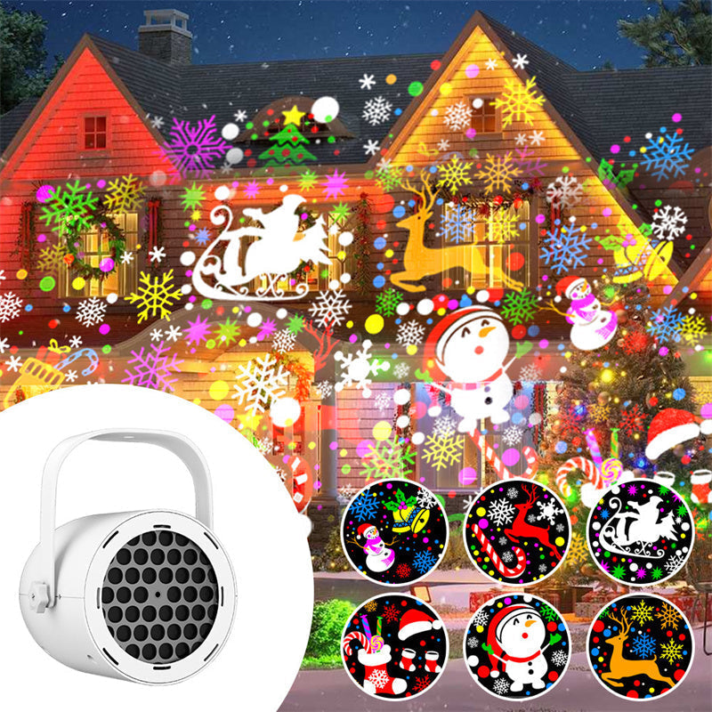🎅 16-MÖNSTER JULPROJEKTORLJUS – SKAPA EN MAGISK FESTSTÄMNING