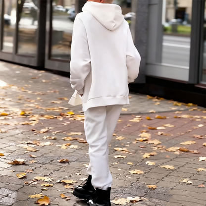Oversized hoodie och sweatpants för damer