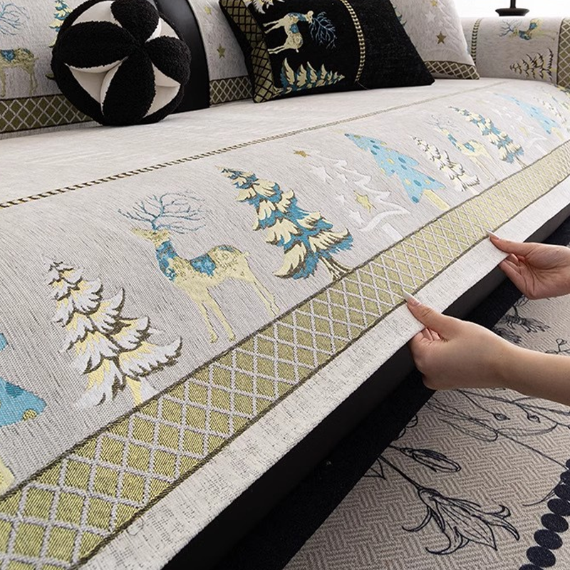 📢📢50 % RABATT !!⏰⏰Plush Chenille Anti-Slip sofföverdrag