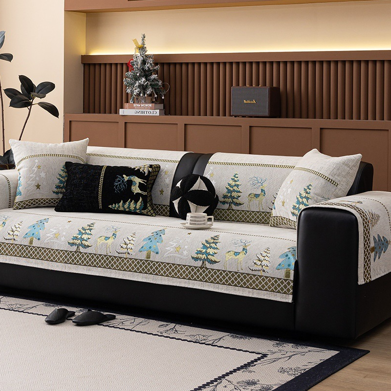 📢📢50 % RABATT !!⏰⏰Plush Chenille Anti-Slip sofföverdrag