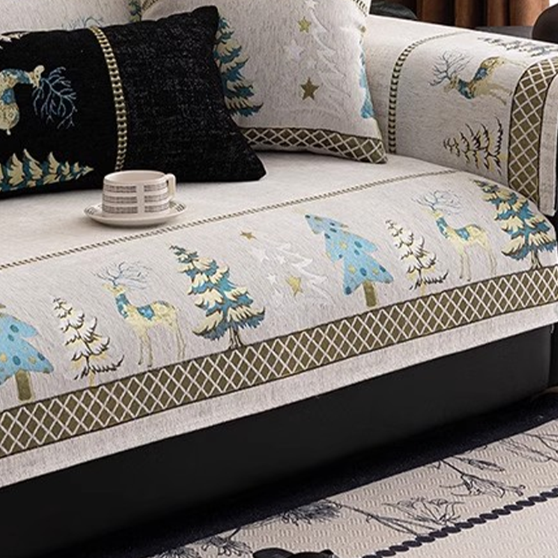 📢📢50 % RABATT !!⏰⏰Plush Chenille Anti-Slip sofföverdrag