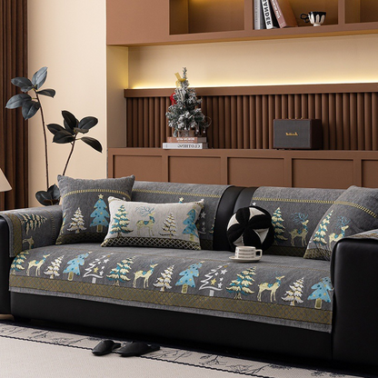 📢📢50 % RABATT !!⏰⏰Plush Chenille Anti-Slip sofföverdrag