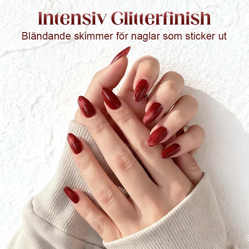 ✨ Glittrande Kattöga Nagelgel