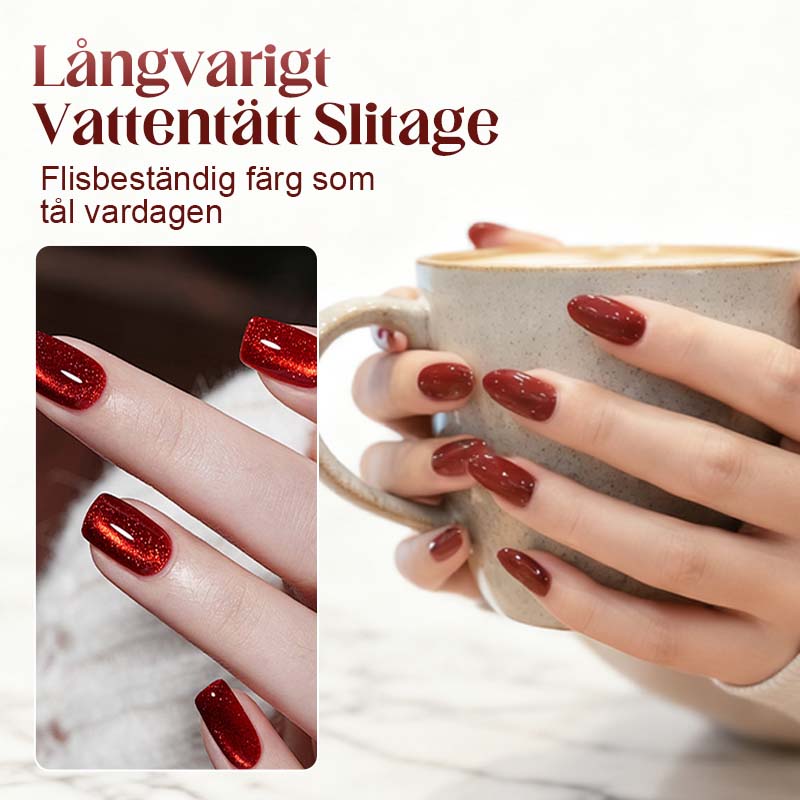 ✨ Glittrande Kattöga Nagelgel