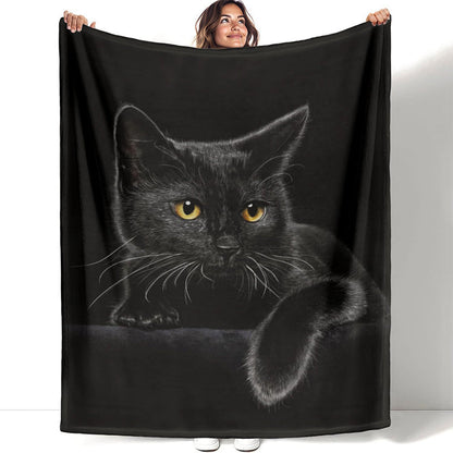 🐱 50% REA NU! 🔥 Mysig Allsäsongsfilt - Ultramjuk & Varm, Perfekt till Sofa och Säng ✨