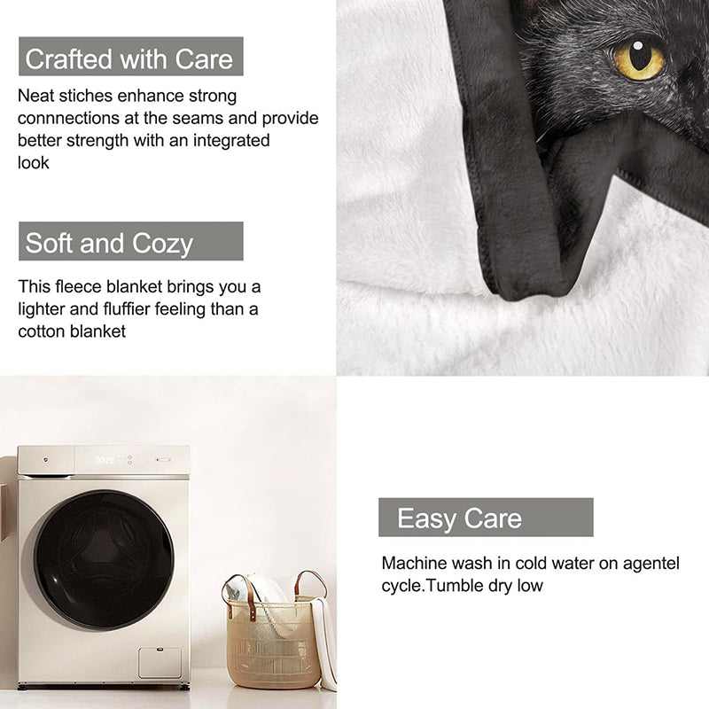 🐱 50% REA NU! 🔥 Mysig Allsäsongsfilt - Ultramjuk & Varm, Perfekt till Sofa och Säng ✨