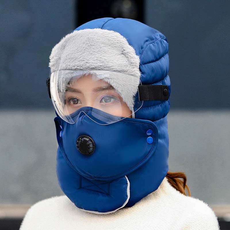 🔈🔈Vinterrea - 60% RABATT❄️Värmehatt med avtagbar andningsventilmask