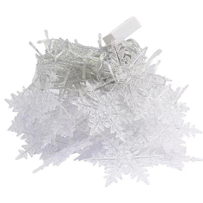 📢📢50 % RABATT !!⏰⏰LED-ljusslinga Snowflake Curtain